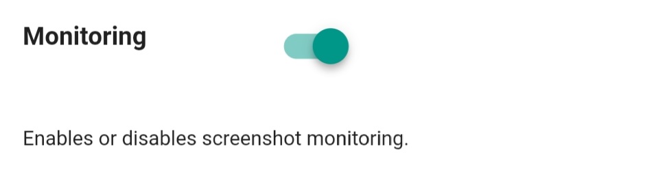 Monitoring